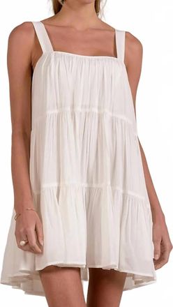 Elan Scottie Mini Dress In White