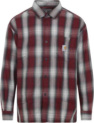 Carhartt Work in Progress Geruite Lange Mouw Shirt - Heren - Casual Overhemden - Veelkleurig - L - Overhemden