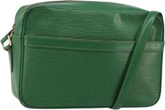 Louis Vuitton Tweedehands leren Louis Vuitton tassen - Dames - Vintage Schoudertas - Groen - ONE Size - Vintage