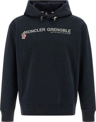 Moncler Heren, Sweatshirts & Hoodies, Blauw, Maat: L Katoen