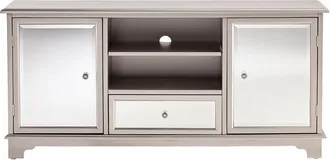 SEI Furniture Sei Mirage Mirrored Tv Stand