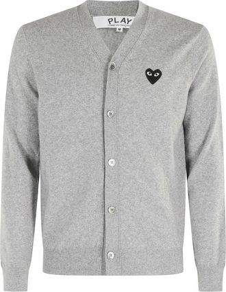 Comme Des Gar&ccedil;ons Cardigan - Heren - Vesten - Grijs - M - Truien & Vesten