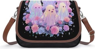 Generic Cute Ghost Crossbody Bags for Women Shoulder Messenger Bag Purse Handbags