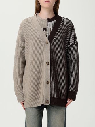 Moschino Cardigan bicolor con maxi logo Moschino Jeans