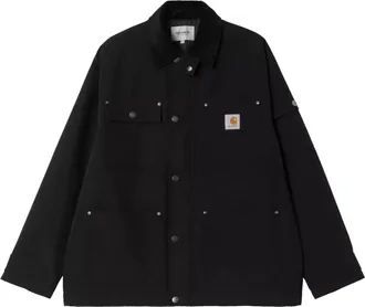 Carhartt Work in Progress Blue Destroy Wash Splatter Denim OG Michigan Coat