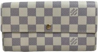 Louis Vuitton Pre-owned Wallets, female, White, Size: ONE SIZE Pre-owned Fabric Wallet