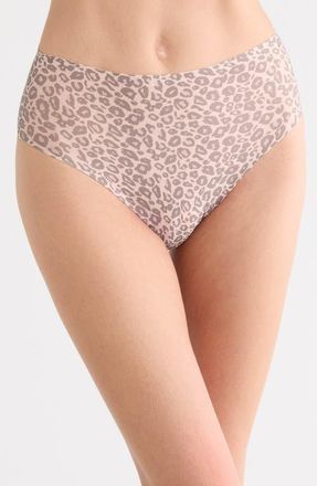 Chantelle Soft Stretch High Cut Briefs in Bronzed Leo at Nordstrom