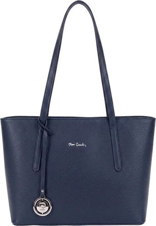 Pierre Cardin Schoudertas - Dames - Shoppers - Blauw - ONE Size - Leer - Tassen