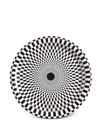 Fornasetti Egocentrism tray - unisex - Iron - One Size - Black