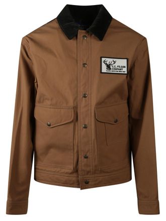 Junya Watanabe Brown Oxford Logo Jacket