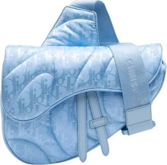 Dior Borsa a tracolla vintage Pre-owned in nylon - - Pre-owned - Donna - Blu - ONE SIZE