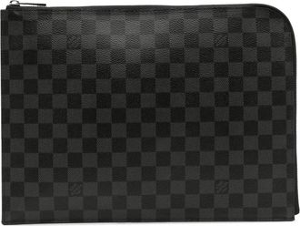 Louis Vuitton 2016 Damier Graphite Pochette Jour GM clutch - Zwart