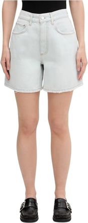 Anine Bing Delaney Short - Dames - Denim shorts - Blauw - W28 - Katoen - Korte Broeken