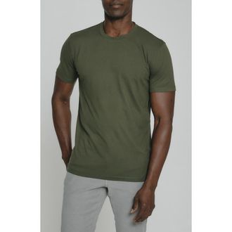 7 Diamonds Core Crewneck T-Shirt in Olive at Nordstrom, Size Xx-Large