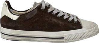 Hidnander Starless LOW Sneakers - Heren - Sneakers - Bruin - 42 EU - Leer - Schoenen