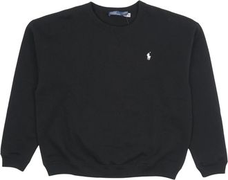 Polo Ralph Lauren Classic Pony Crewneck - Dames - Sweatshirts - Zwart - L - Katoen - Hoodies & sweatvesten