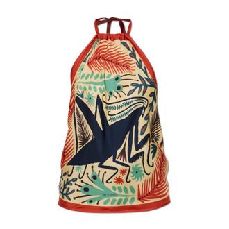 Etro Etro, Sleeveless Tops, female, Multicolor, Size: ONE SIZE X Tabby Booth Silk Top