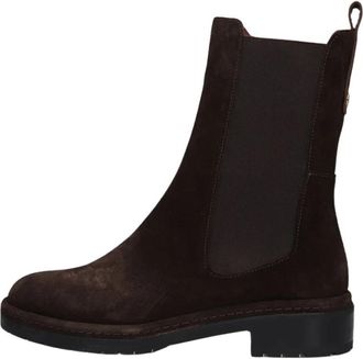 Fred De La Bretoniere Flint Yael Enkellaars - Dames - Chelseaboots - Bruin - 36 EU - Su&egrave;de - Schoenen
