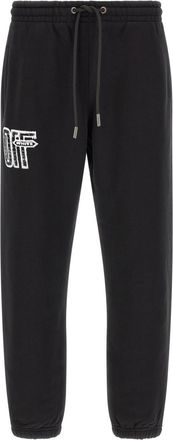Off-white Black Cotton Logo Joggers