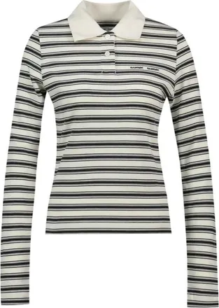 Sams&oslash;e & Sams&oslash;e Sadonell LS Polo 15512 - female - Sams&oslash;e Sams&oslash;e - Polo Shirts - Multicolor - XS - Tops