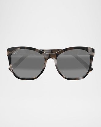 Maui Jim Men & apos;s Alulu Acetate Cat-Eye Sunglasses