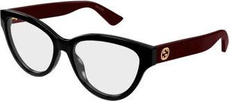 Gucci Cat Eye Frame - Dames - Brillen - Zwart - 55 MM - Accessoires