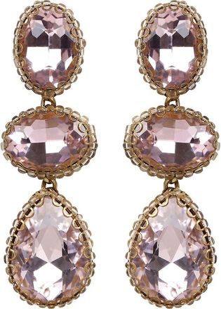 Deepa Gurnani Hadlee Drop Earrings in Baby Pink at Nordstrom
