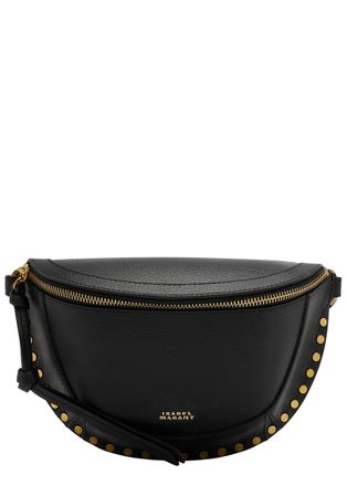 Isabel Marant Skano Grained Leather Shoulder bag - Black - One Size