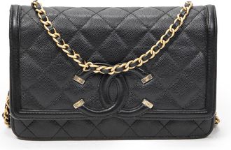 Chanel Filigree Wallet on Chain Schoudertas