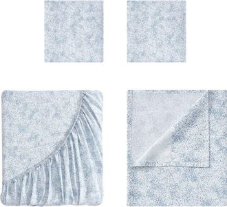 Elie Tahari Seward Four-Piece Queen Sheet Set in Ashley Blue at Nordstrom Rack, Size King