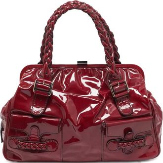 Valentino Garavani Histoire leather tote bag - Red