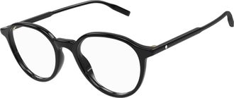 Montblanc Demo Round Mens Eyeglasses MB0291O 001 50