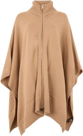 Moorer Corvara Poncho - Dames - Ponchos - Beige - XS - Kasjmier - Jassen