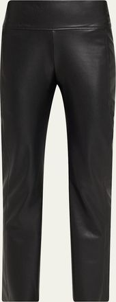 Wolford Edie Cropped Vegan Leather Forming Trousers