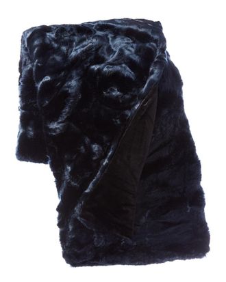 Donna Salyers Fabulous-Furs Faux Fur Throw With $40 Credit