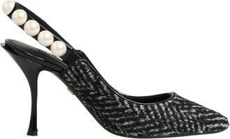 Dolce & Gabbana Slingbacks - Dames - Pumps - Zwart - 36 EU - Leer - Schoenen