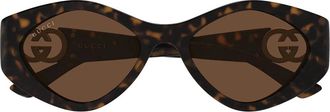 Gucci Sunglasses Gg2121 S 003 Brown/Brown Women