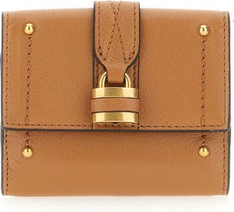 Chlo&eacute; Mini Paddington Trifold Portemonnee - Dames - Portefeuilles - Bruin - ONE Size - Leer - Accessoires