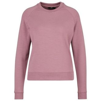 Stoic MerinoTerry285 AlavaaraSt. Crew Pullover Merinopullover f&uuml;r Damen | rosa