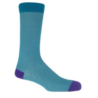Peper Harow Lux Taylor Mens Socks - Marine