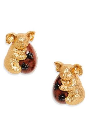 Zimmermann Mira Single Chain Koala Ear Cuff in Gold/Multi at Nordstrom