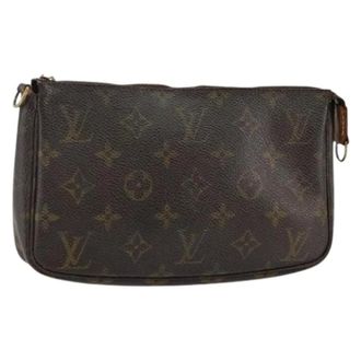 Louis Vuitton Pre-owned Clutches, female, Brown, Size: ONE SIZE Pre-owned Pouch