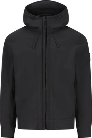 Stone Island Zip-throughs - Heren - Vesten met rits - Zwart - M - Hoodies & sweatvesten