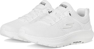Skechers Go Run Consistent 2.0 Duval Womens Shoes White/Black : 7.5 B - Medium