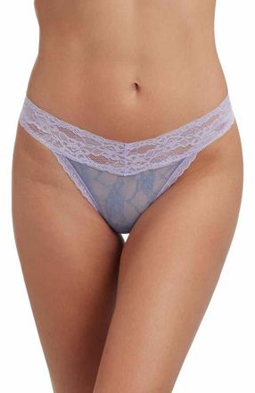 Skarlett Blue Goddess Lace Thong in Ice Purple/blue Violet at Nordstrom, Size X-Large