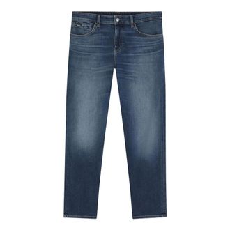 HUGO BOSS Jeans, Heren, Blauw, W31 L34, Slim-fit Jeans