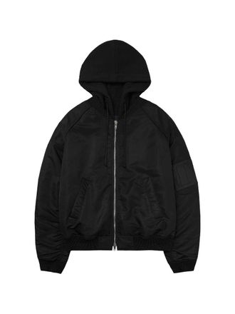 Juun.J Hood Detachable Ma-1 Jumper