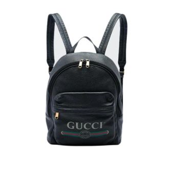 Gucci Zaino Vintage in Pelle Pre-owned - - Pre-owned - Donna - Nero - ONE SIZE