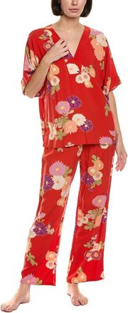 Natori 2Pc Kiku Challis Pajama Set