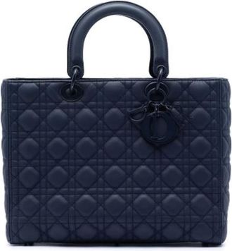 Dior Pre-owned Cuoio borse-dior - - Pre-owned - Donna - Blu - ONE SIZE